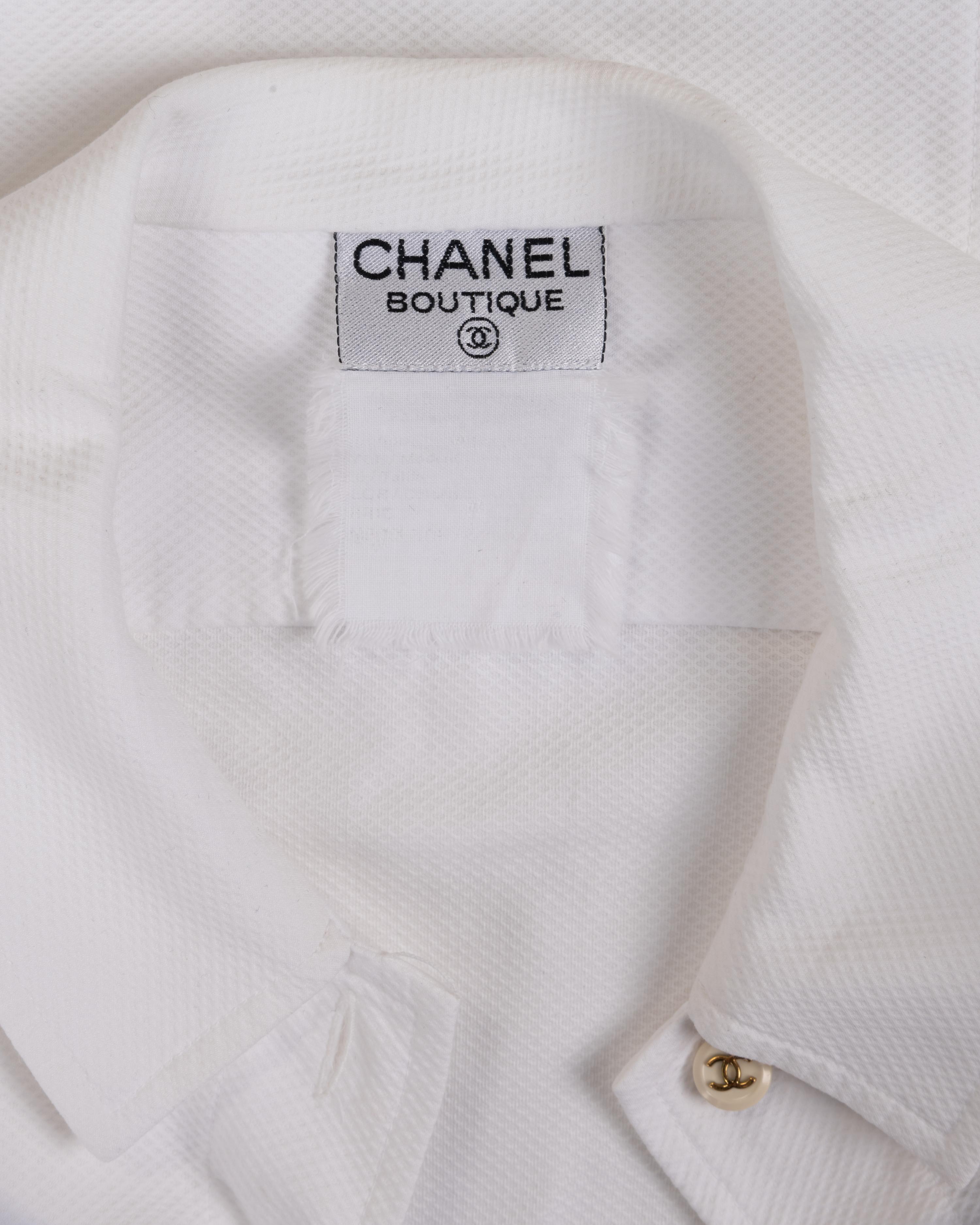 Six Designer Tops: Three Chanel, Two Gucci, One Hermès, 1980s-90s