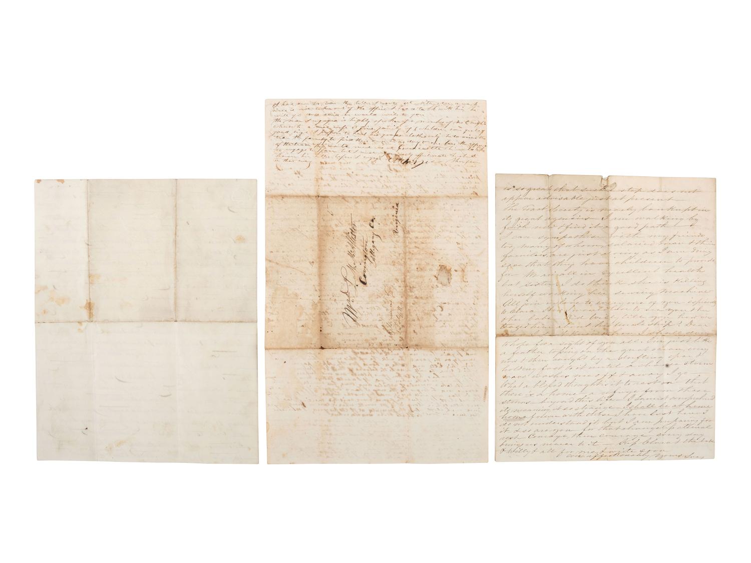 [CIVIL WAR] -- [RAILROAD]. The McAllister family archive, including papers of Captain Thompson McAllister, 27th Virginia Infantry, and his Union family members.