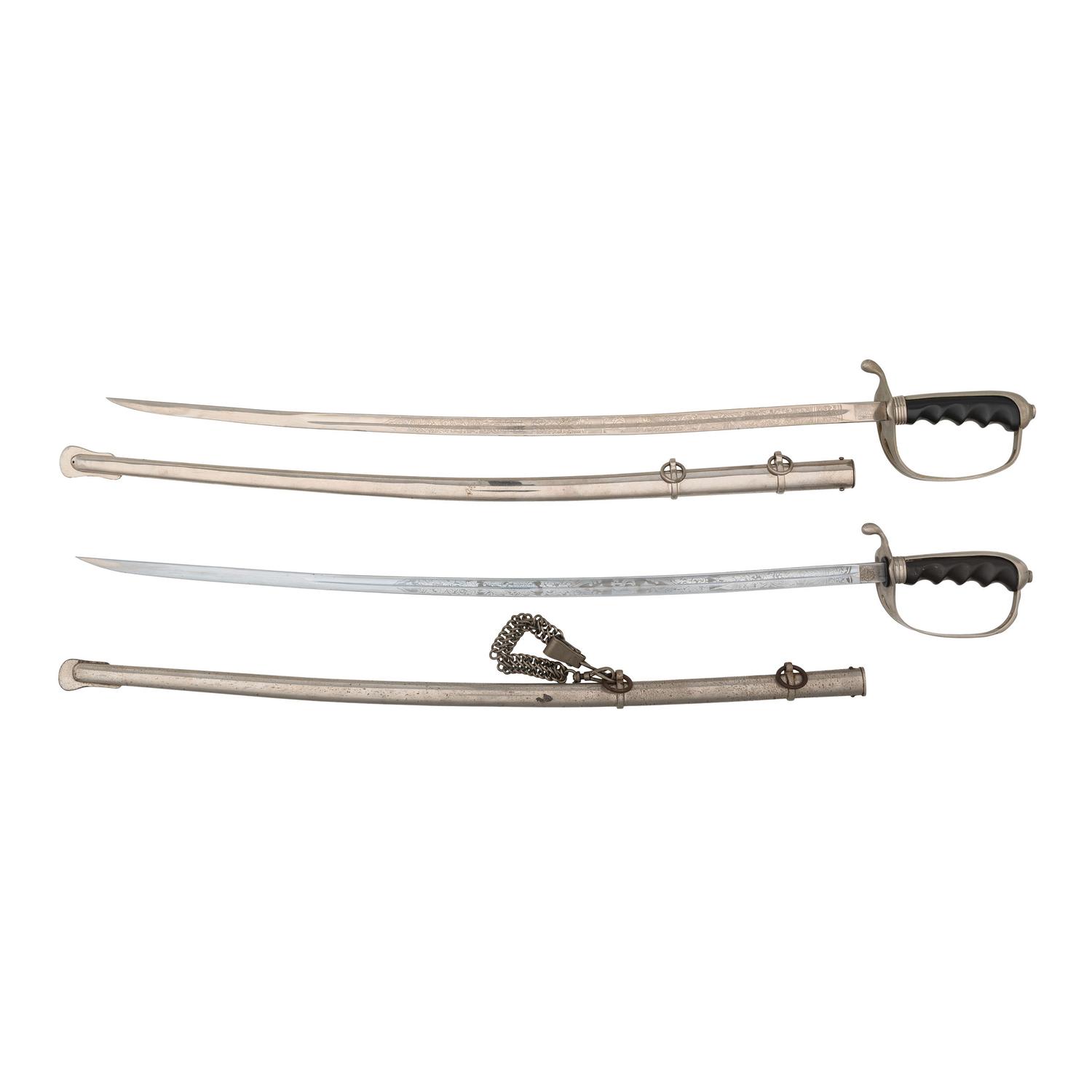 Lot of Two U.S. M1902 Officer's Sabers