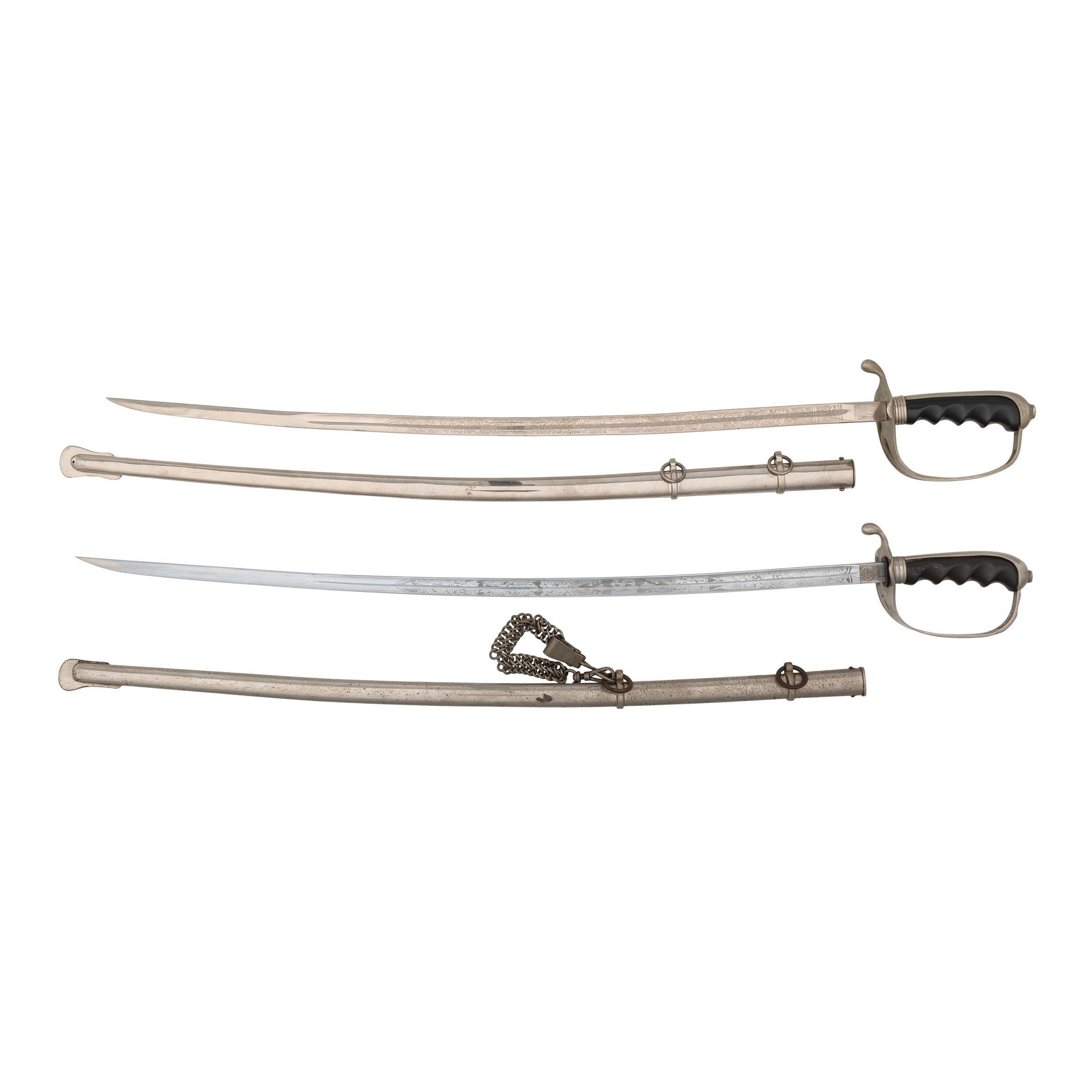 Lot of Two U.S. M1902 Officer's Sabers