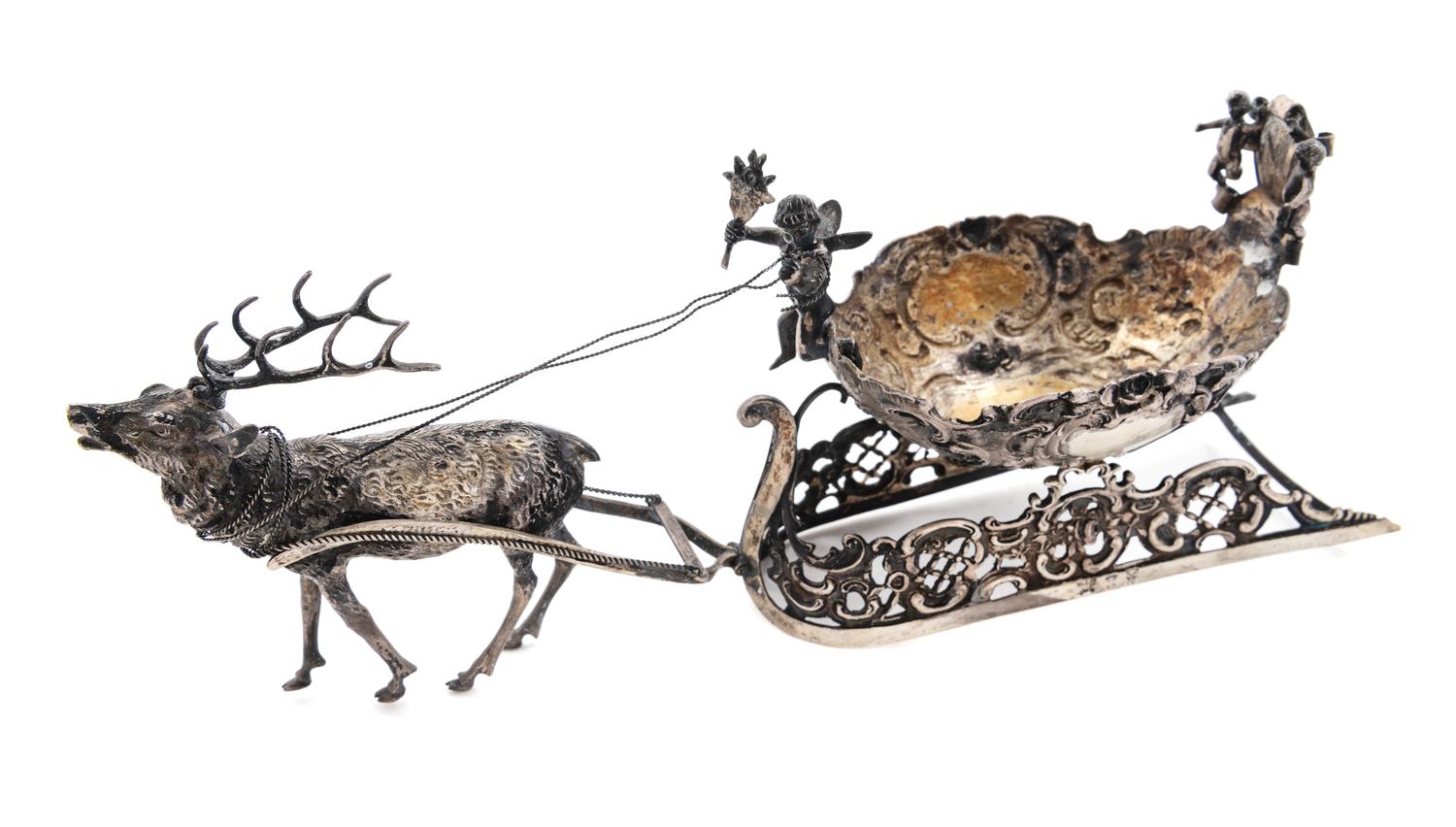 A German Silver Figural Master Salt