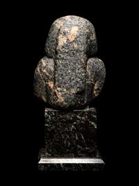 An Egyptian Granite Bust of a Man