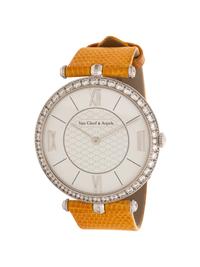 VAN CLEEF AND ARPELS, WHITE GOLD AND DIAMOND 'PIERRE ARPELS' WATCH