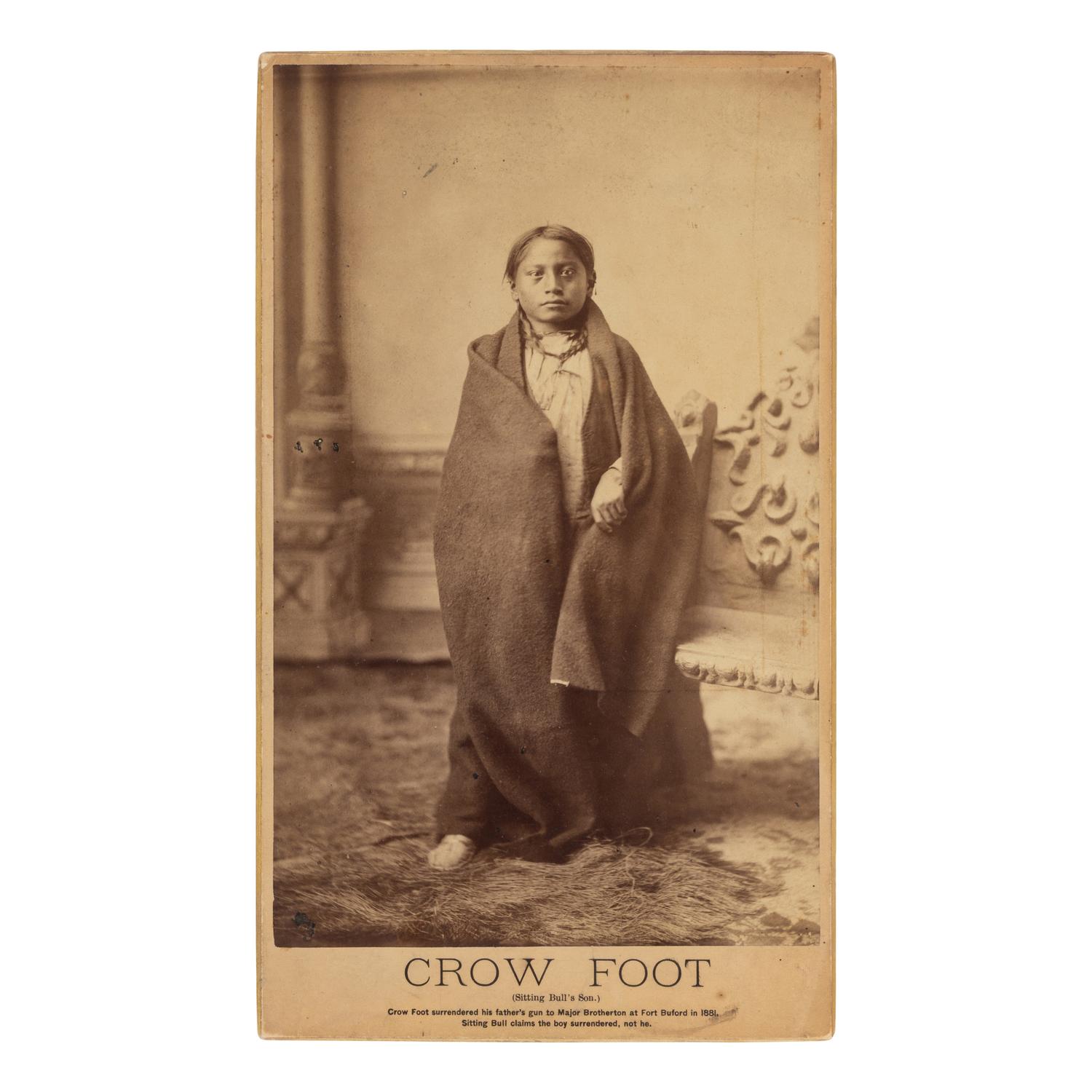 Barry, D.F. (1854-1934). A group of 3 photos of Native American subjects, including Sitting Bull's relations.