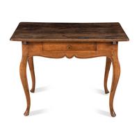 A French Provincial Walnut Console Table