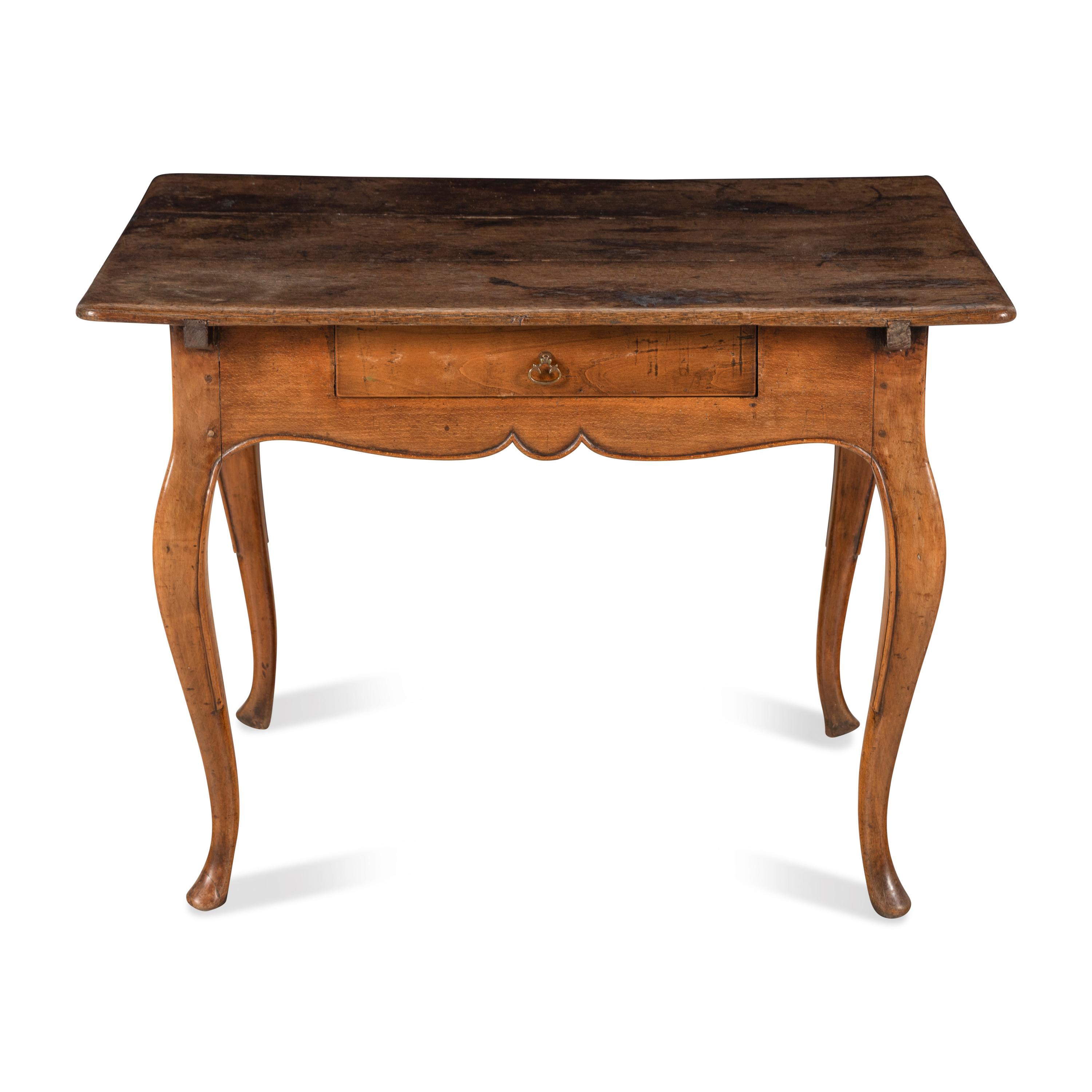 A French Provincial Walnut Console Table