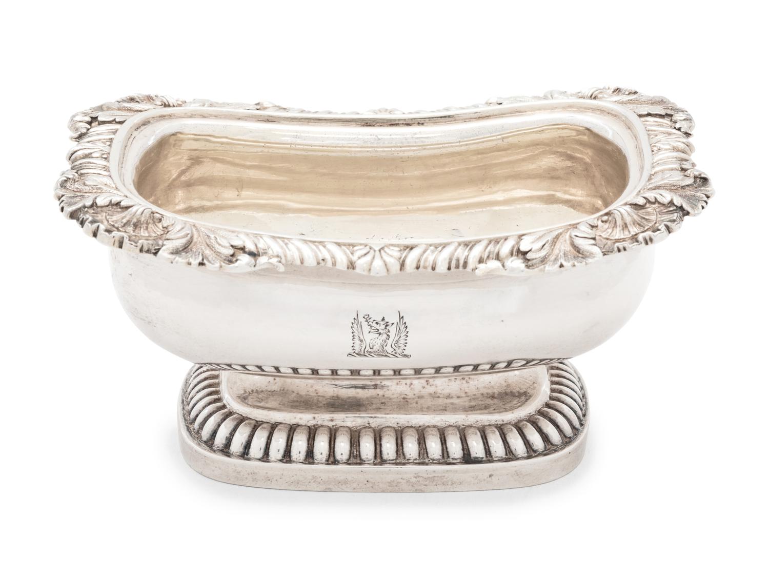 A Set of Six George IV Silver Salt Cellars