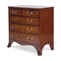 A Diminutive George III Mahogany Chest of Drawers