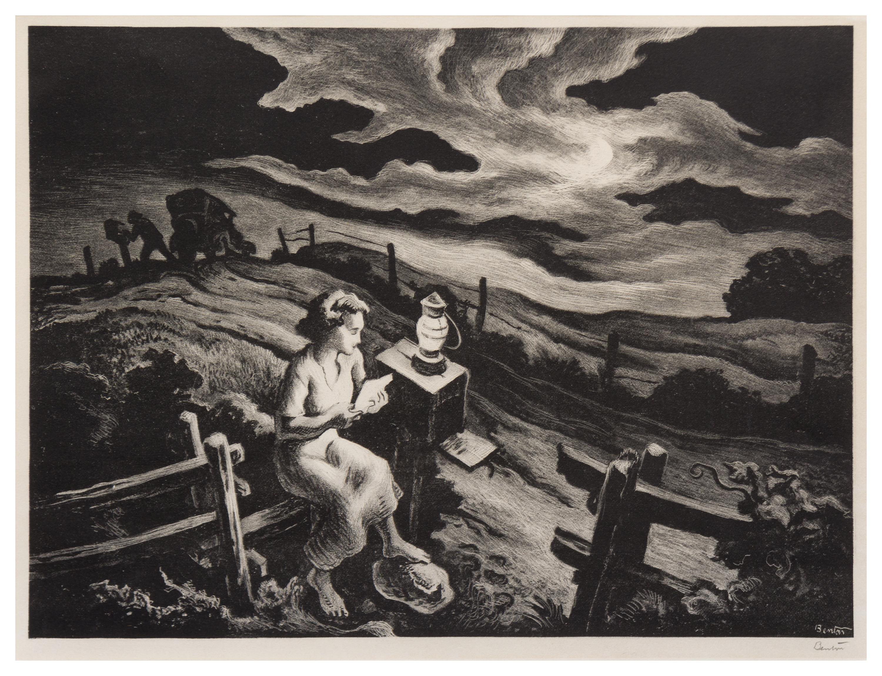 Thomas Hart Benton, (American, 1889–1975), Letter from Overseas, 1943