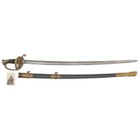 U.S. Model 1850 Staff & Field Officer's Sword Presented to Maj. Joseph Colburn, 59th Mass Inf. WIA at 2nd Bull Run and Petersburg