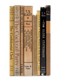 ELIOT, T.S. (1888-1965). A group of 8 FIRST EDITIONS, comprising:
