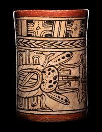 A Maya Codex Style Cylinder Vessel