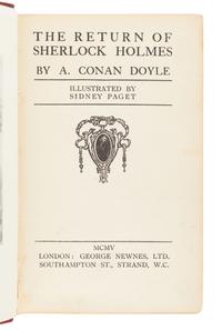DOYLE, Arthur Conan (1859-1930). The Return of Sherlock Holmes. London: George Newnes Ltd., 1905.