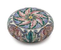 A Russian Silver and Shaded Enamel Snuff Box