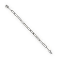 Diamond and White Gold Link Bracelet