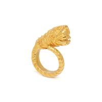LALAOUNIS, YELLOW GOLD BYPASS RING