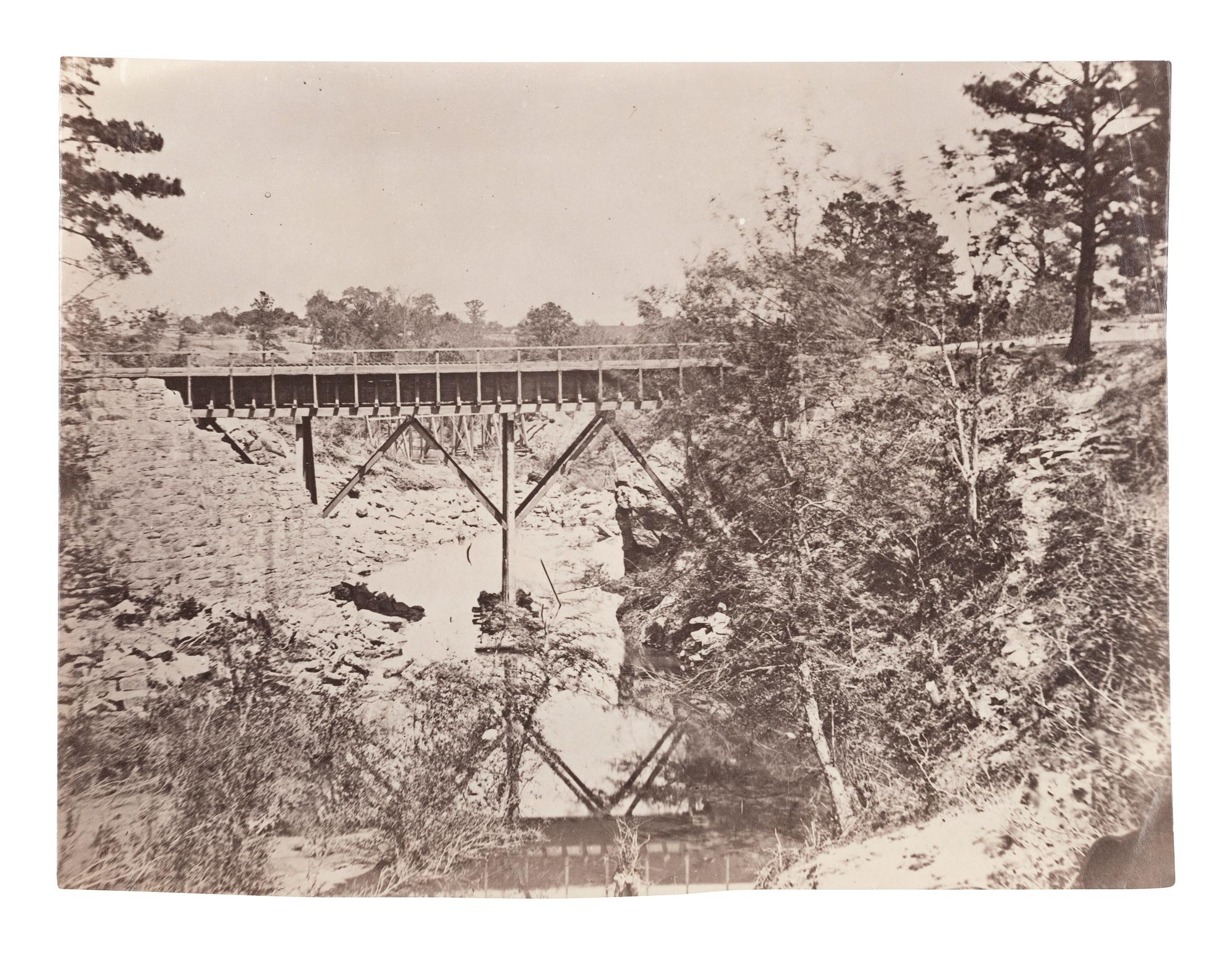 [CIVIL WAR] 2 albumen prints by O'SULLIVAN and BROWNE, including: