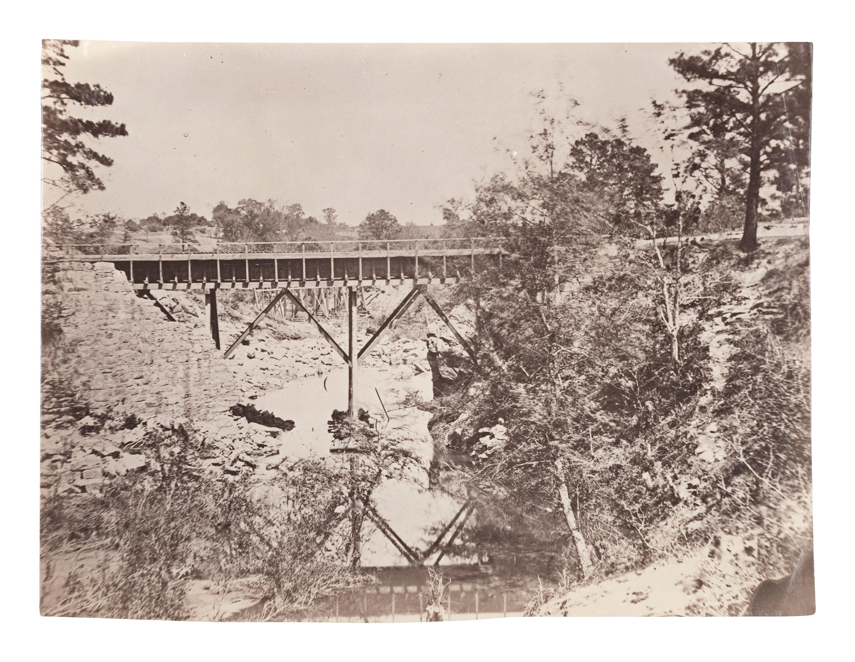 [CIVIL WAR] 2 albumen prints by O'SULLIVAN and BROWNE, including: