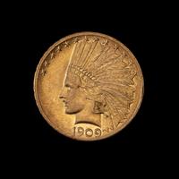 A United States 1909 Indian Head $10 Gold Coin