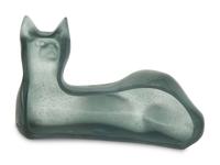 A Daum Pâte de Verre Recumbent Cat