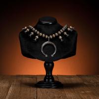 Early Navajo Squash Blossom Necklace