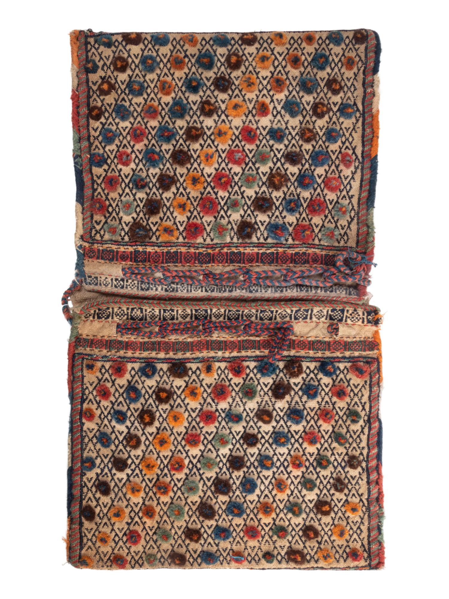 Four Wool Mats and Saddle Bags
