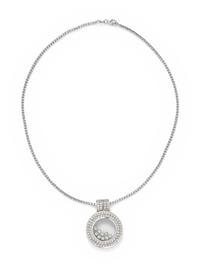 WHITE GOLD AND DIAMOND PENDANT/NECKLACE