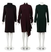 Three Knit Dresses: Two Bill Blass and One Valentino, 1990-2000s