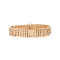 YELLOW GOLD AND DIAMOND BRACELET