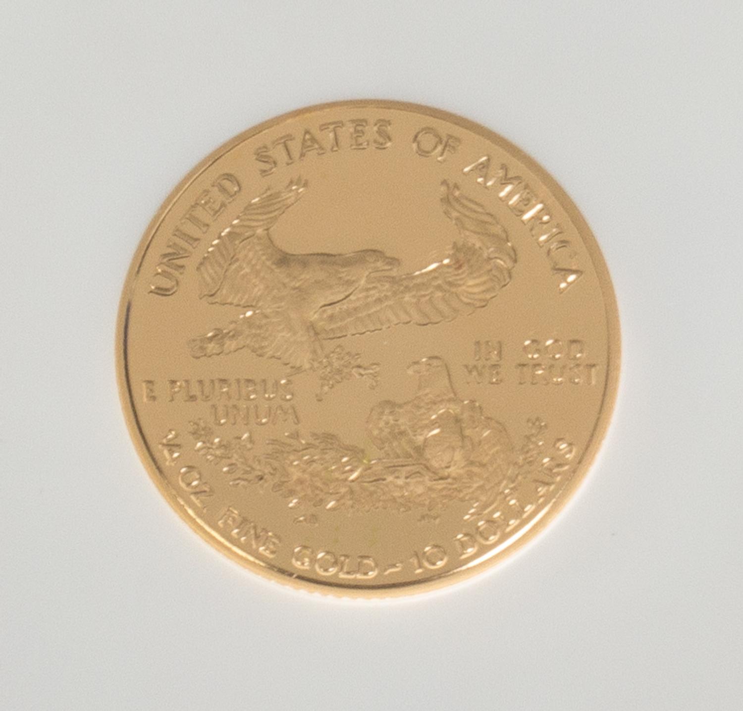 A United States 2001-W Eagle $10 Gold Proof