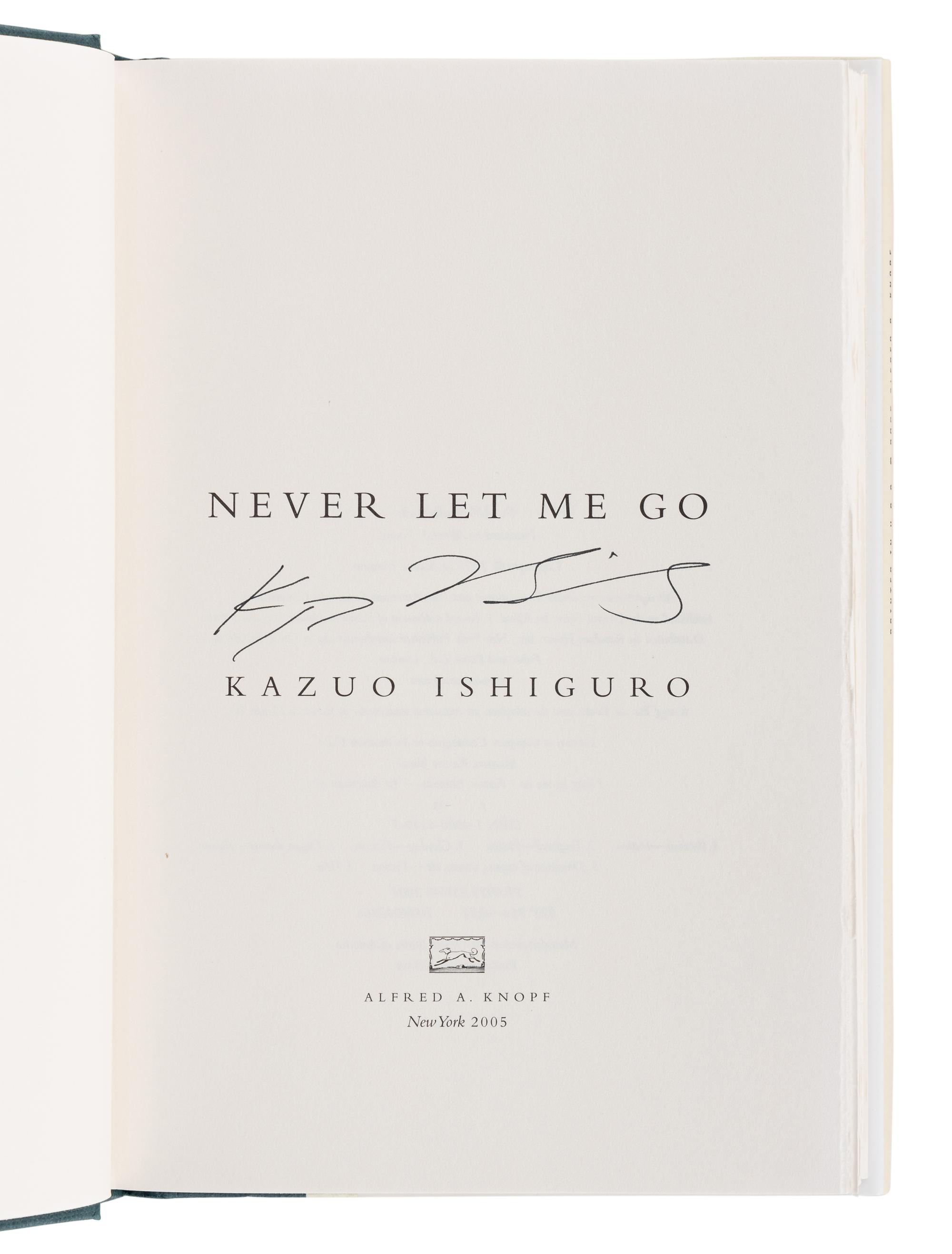 ISHIGURO, Kazuo (b. 1954). The Unconsoled . London and Boston: Faber and Faber, 1995.