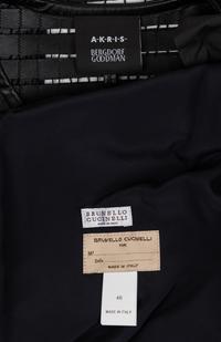 Two Leather Coats: Akris, Brunello Cucinelli
