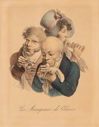 A Set of Three Color Engravings