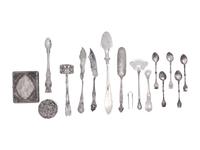A Collection of Silver and Silver Mounted Articles