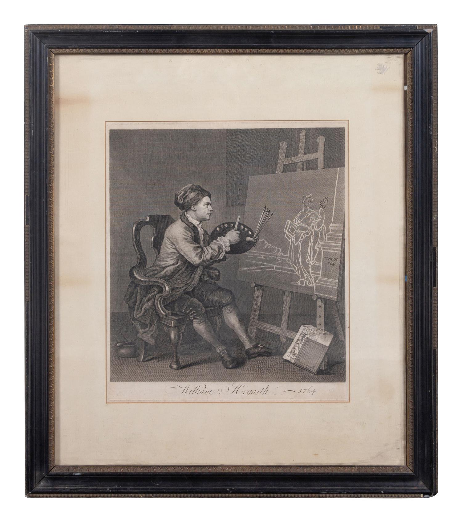 Three Engravings After William Hogarth (English, 1687-1764) and Two Other English Engravings