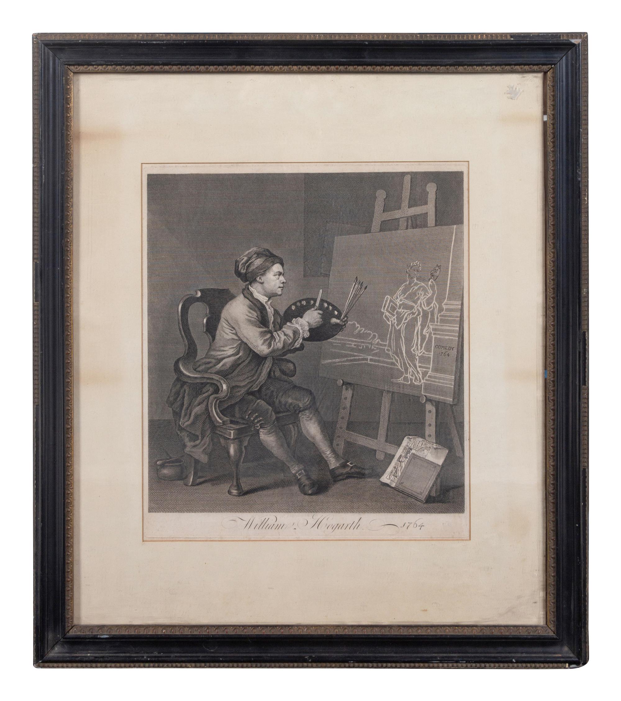 Three Engravings After William Hogarth (English, 1687-1764) and Two Other English Engravings