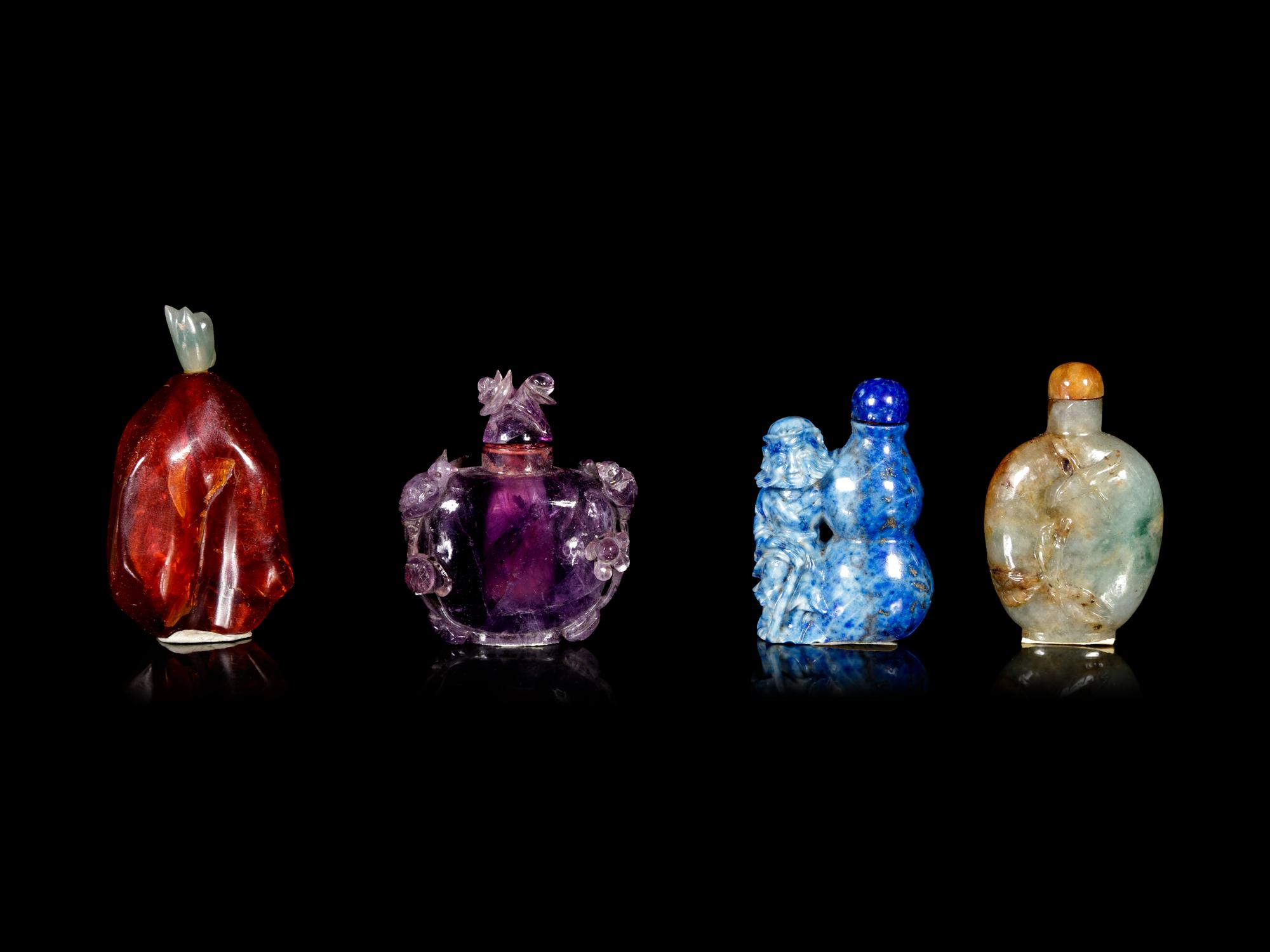 Eight Chinese Snuff Bottles