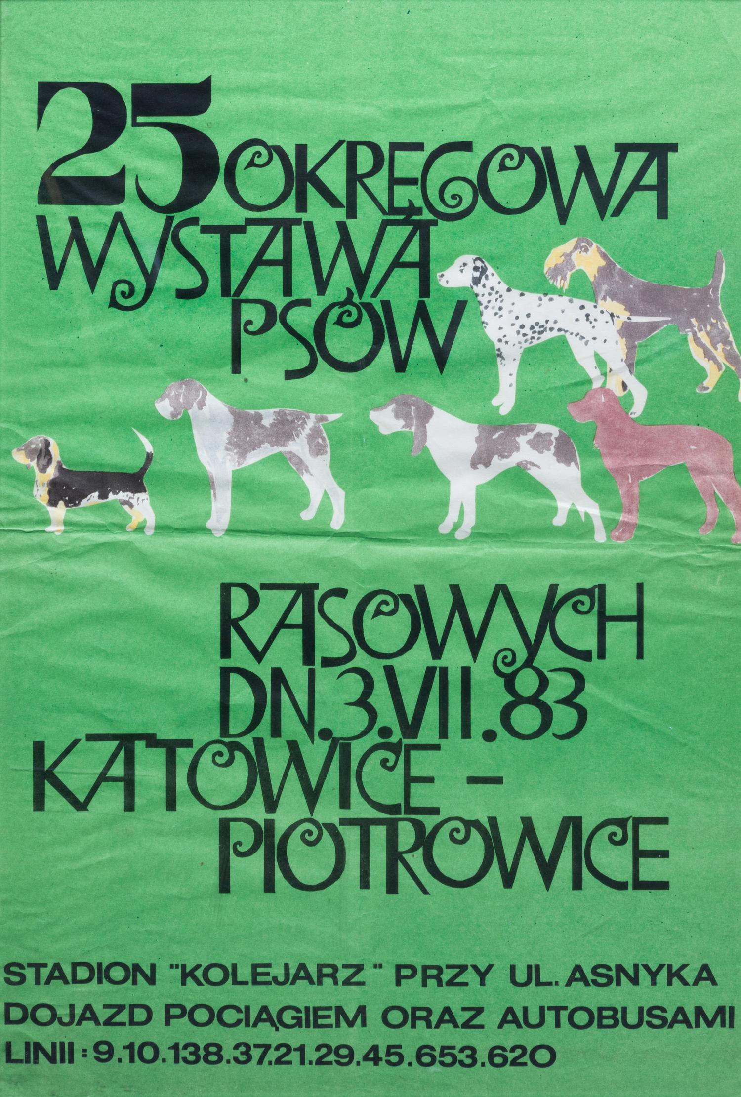A Group of Eleven Foreign Language Posters depicting Various Dog Breeds Largest: 32 1/2 x 23 inches.