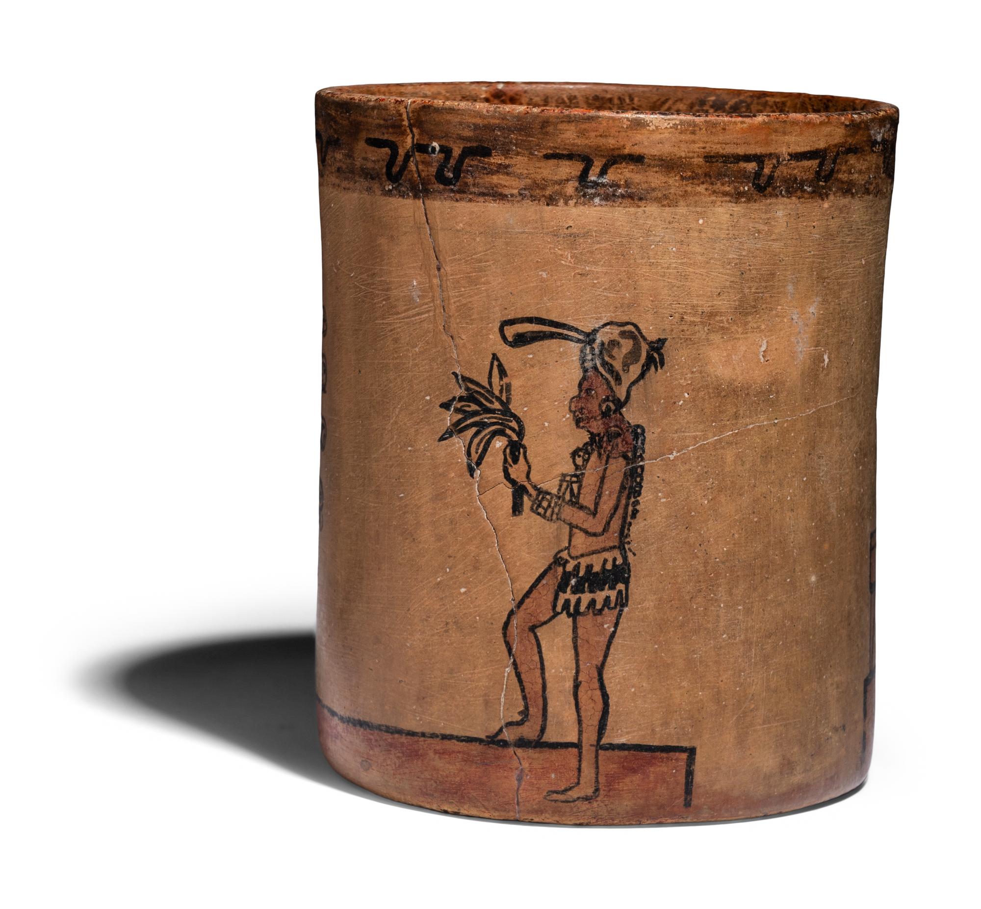 Three Maya Cylinder Vessels