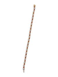 DIAMOND AND RUBY BRACELET