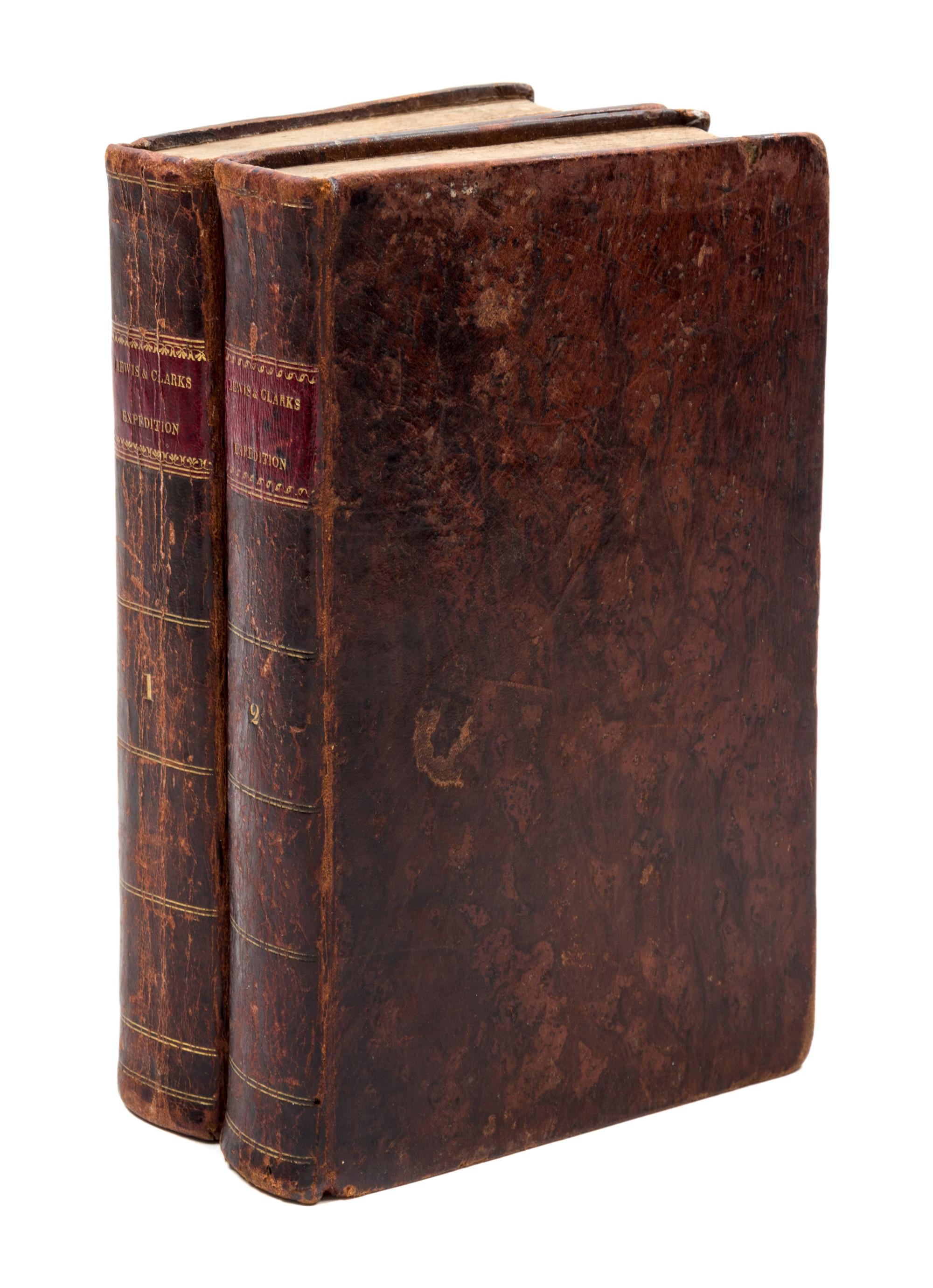 LEWIS AND CLARK. History of the Expedition ... to the Sources of the Mississippi. Philadelphia, 1814. First edition. 2 vols.