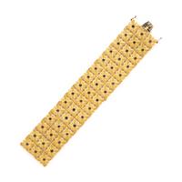 Buccellati, Sapphire and Yellow Gold Bracelet