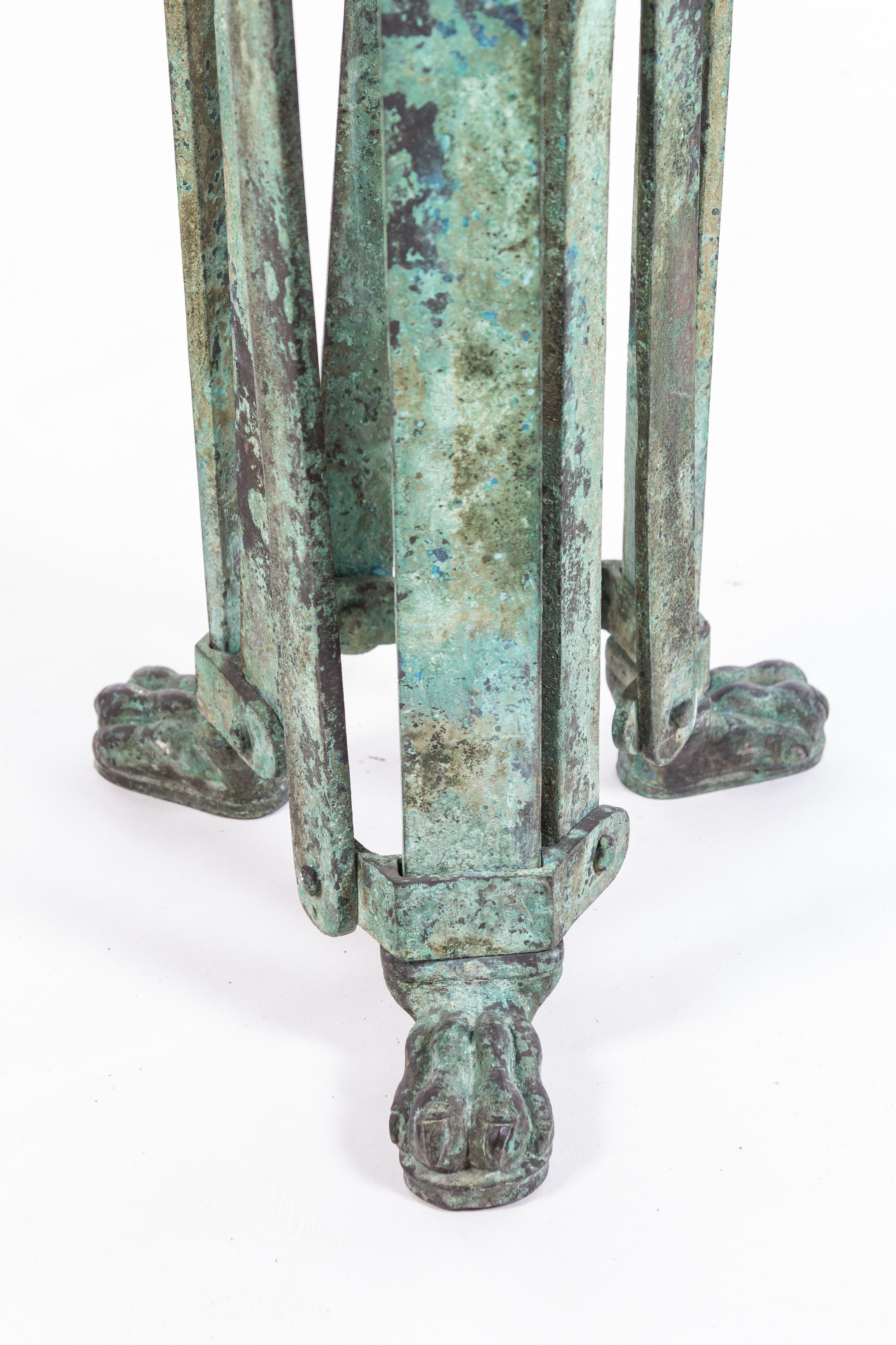 An Italian Bronze Basin Height 39 1/2 x diameter 15 inches. — CHIURAZZI FOUNDRIES, FIRST QUARTER 20TH CENTURY