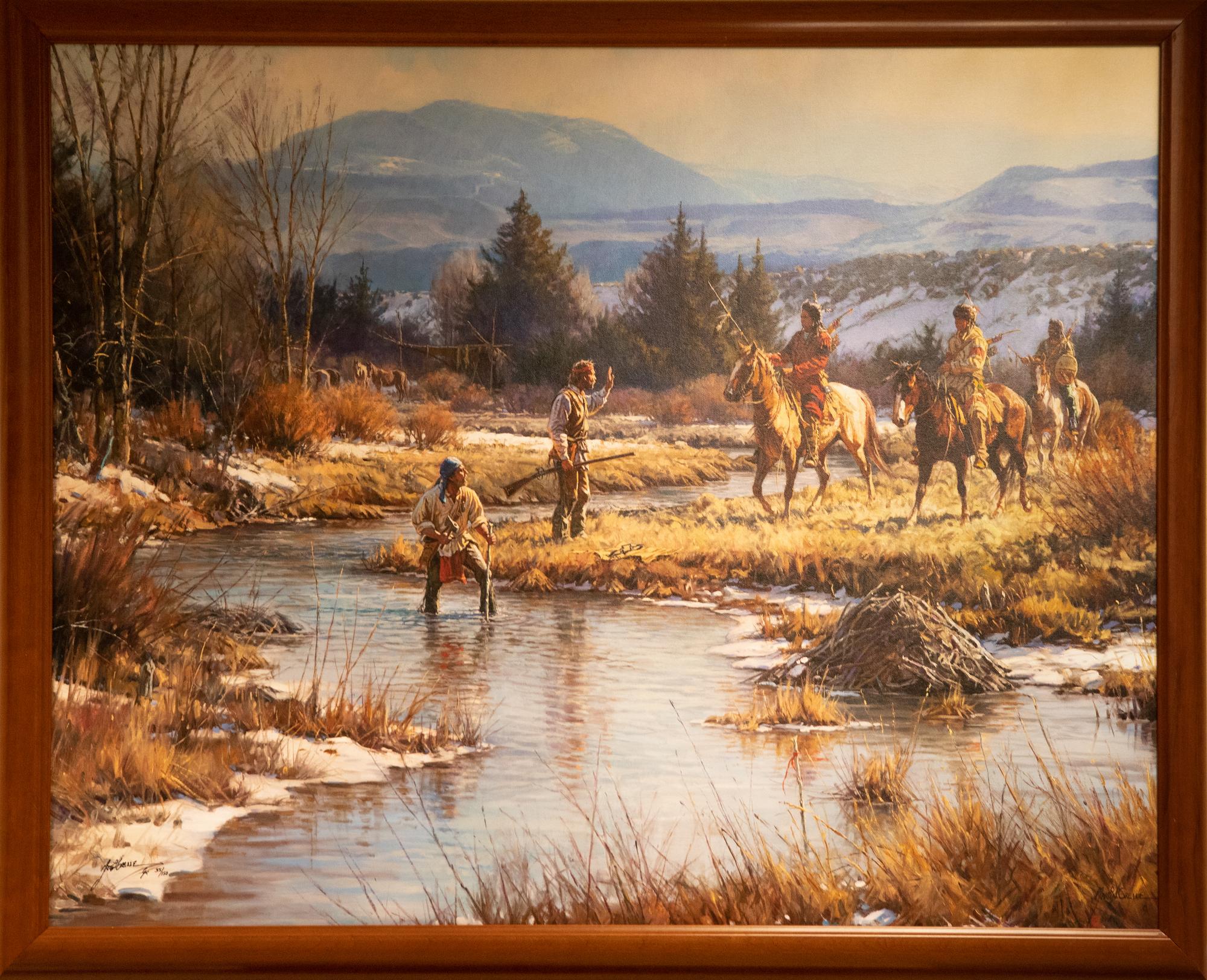 Trappers in the Wind River , edition 35/150