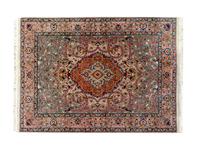 An Isphahan Partial Silk Rug — 20TH CENTURY