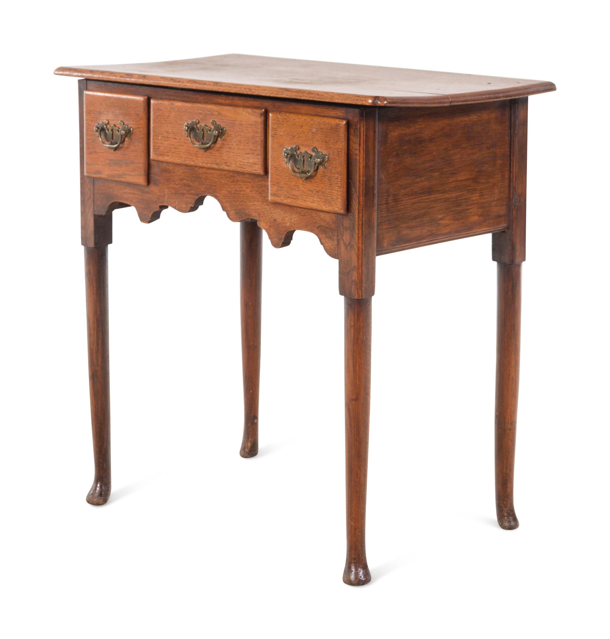 A George I Style Oak Dressing Table