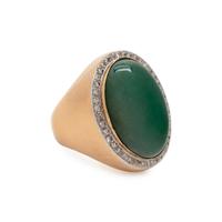 JADE AND DIAMOND RING