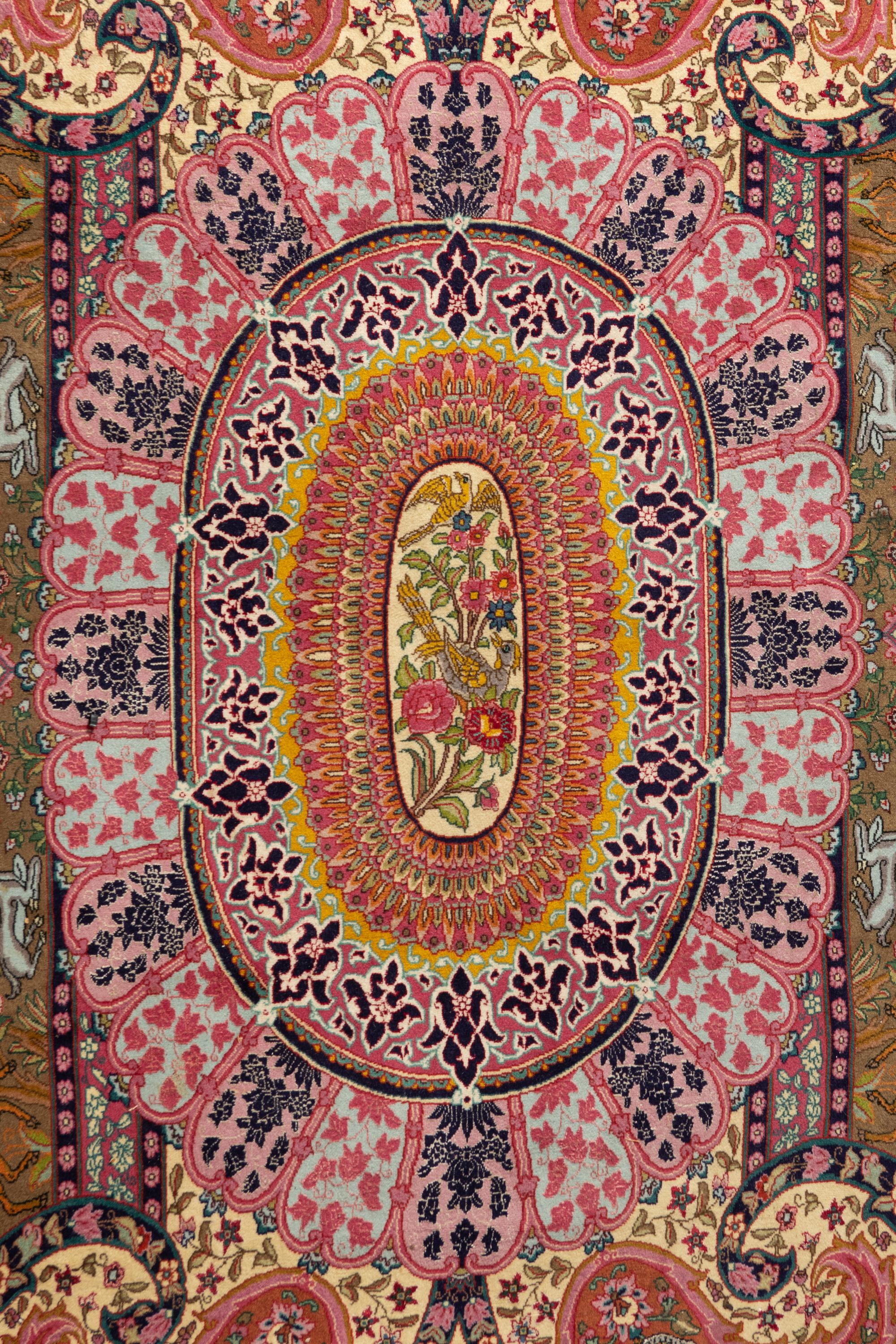 A Kirman Wool Rug