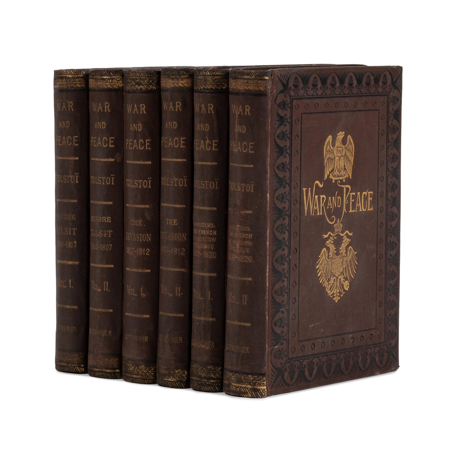 Tolstoy, Leo (1828-1910) and Clara Bell, translator (1835-1927). War and Peace. A Historical Novel . New York: William S. Gottsberger, 1886.