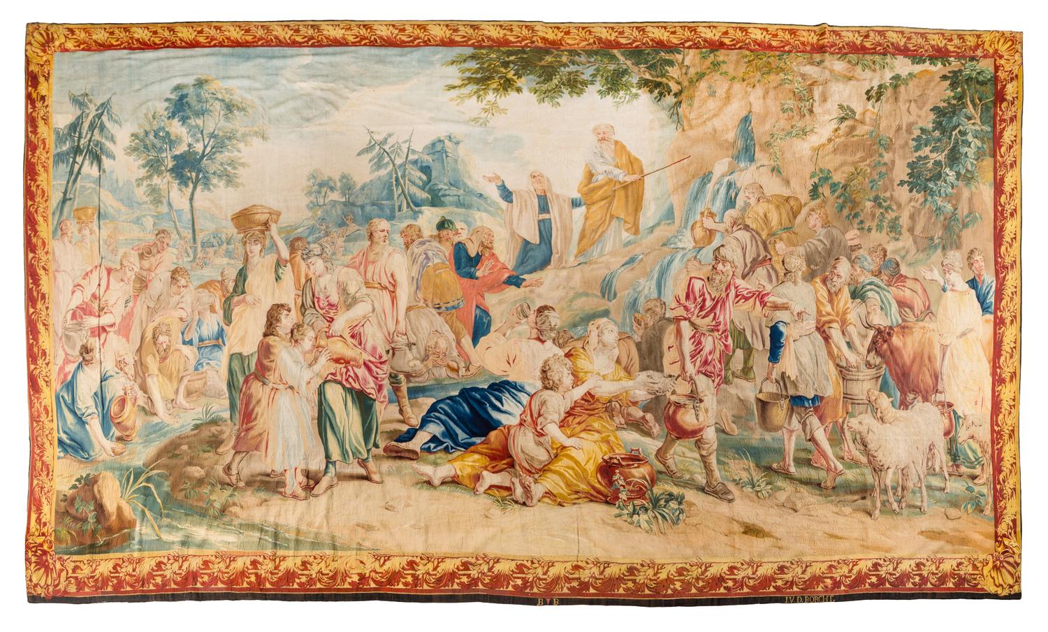 A Brussels Old Testament Tapestry from The Story of Moses